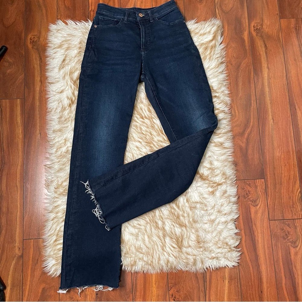 Express Curvy boot high rise jeans